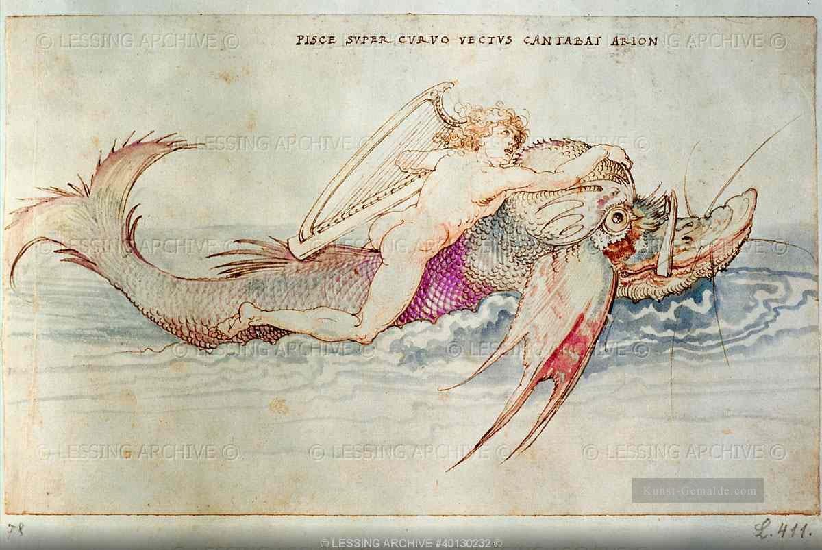 Arion 2 Albrecht Dürer Aquarelle Ölgemälde